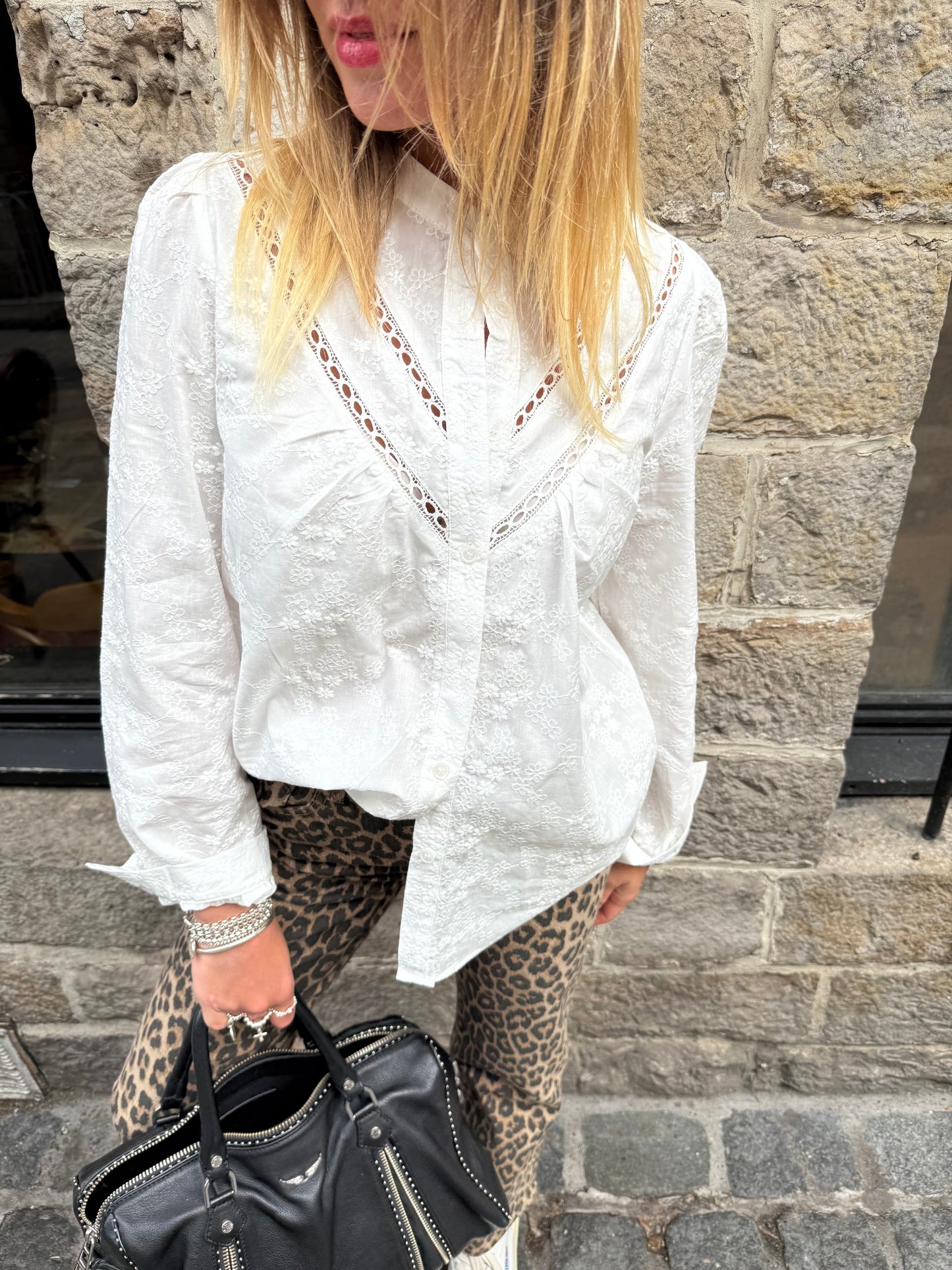 Chemise brodée CONSTANCE