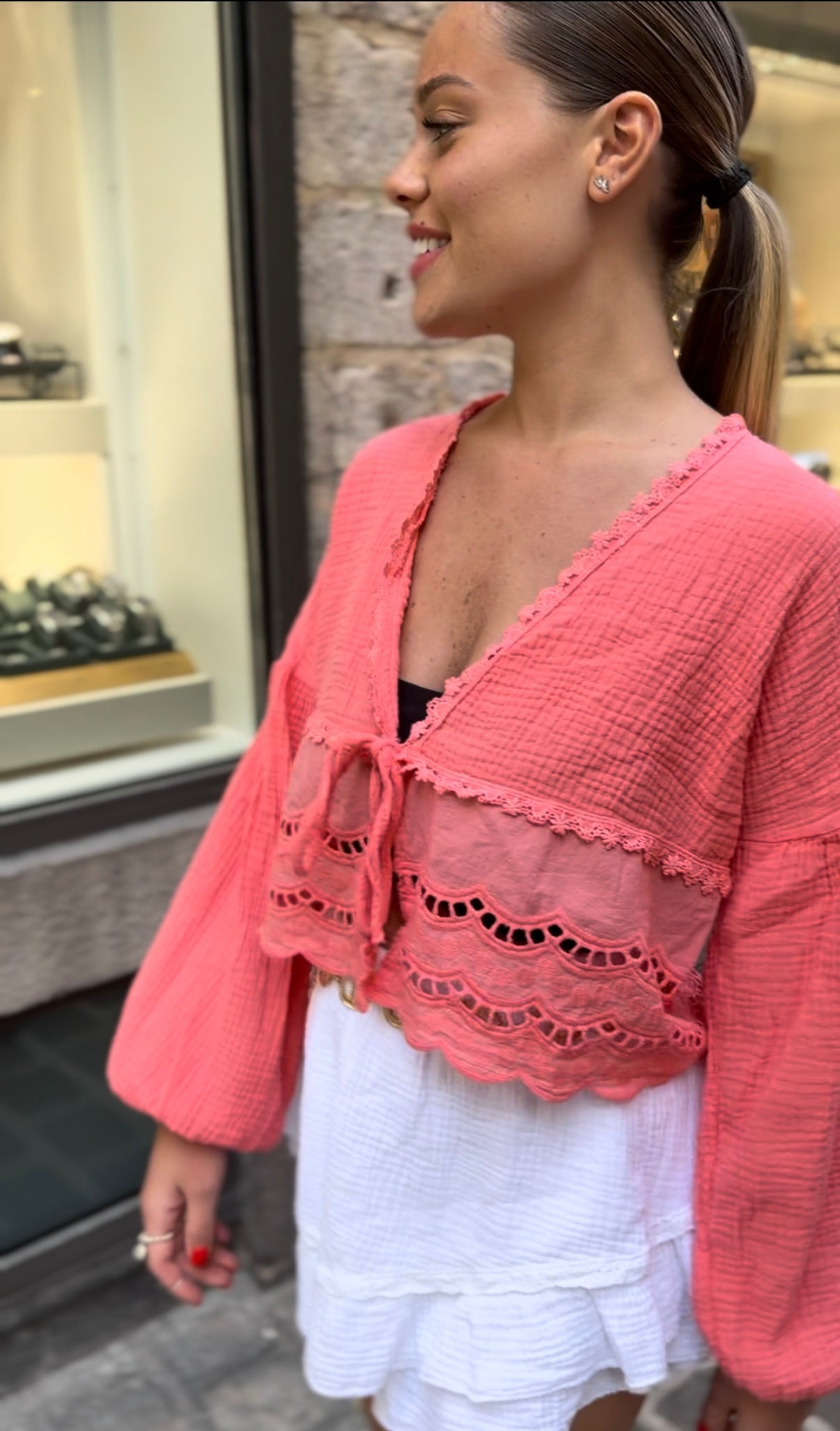Blouse PHILIPPINE corail