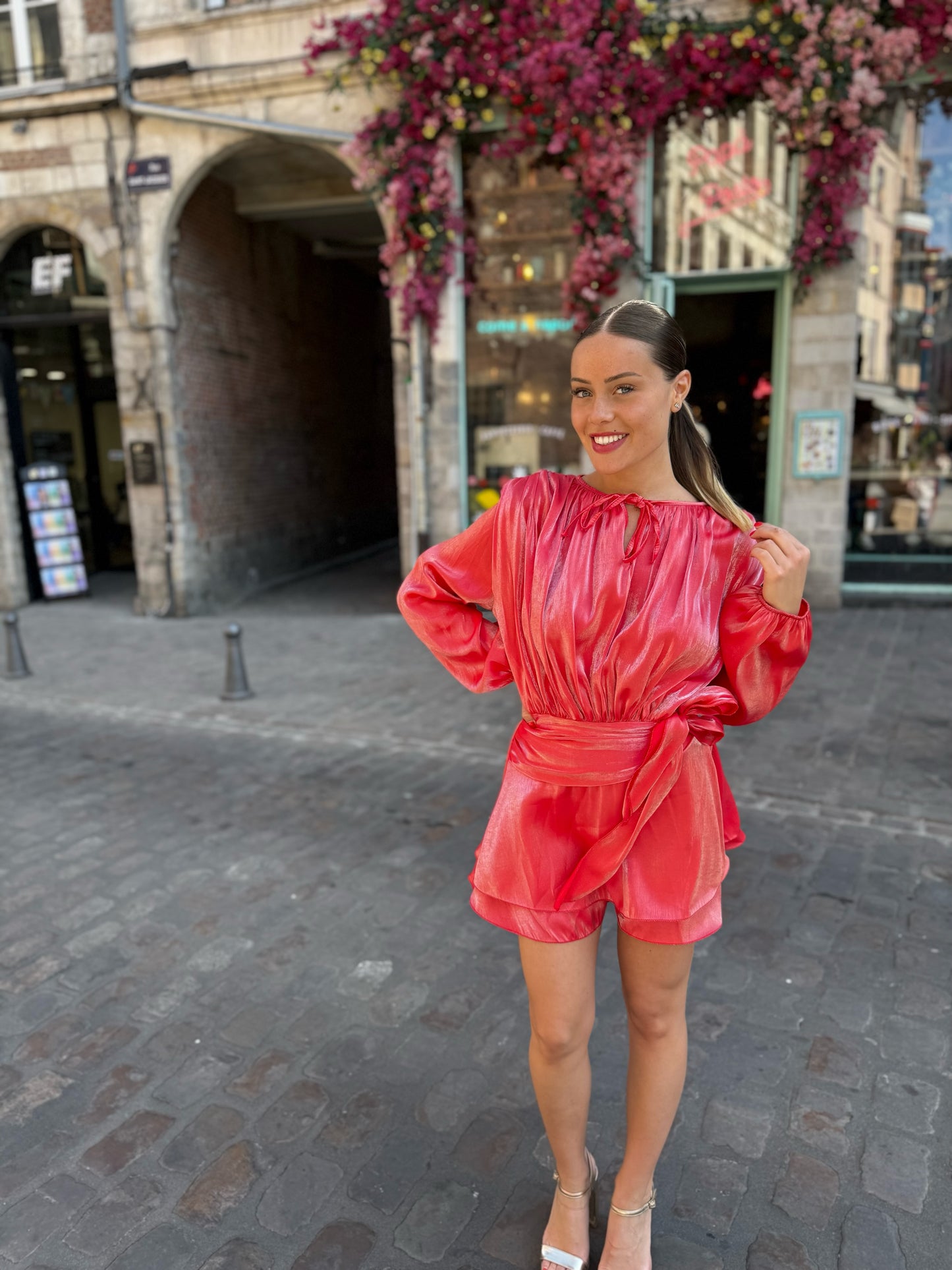 Robe LOUISE corail