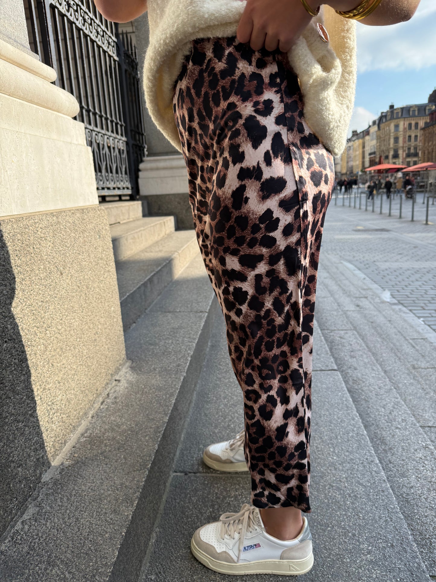 Jupe longue satinée JUSTINE