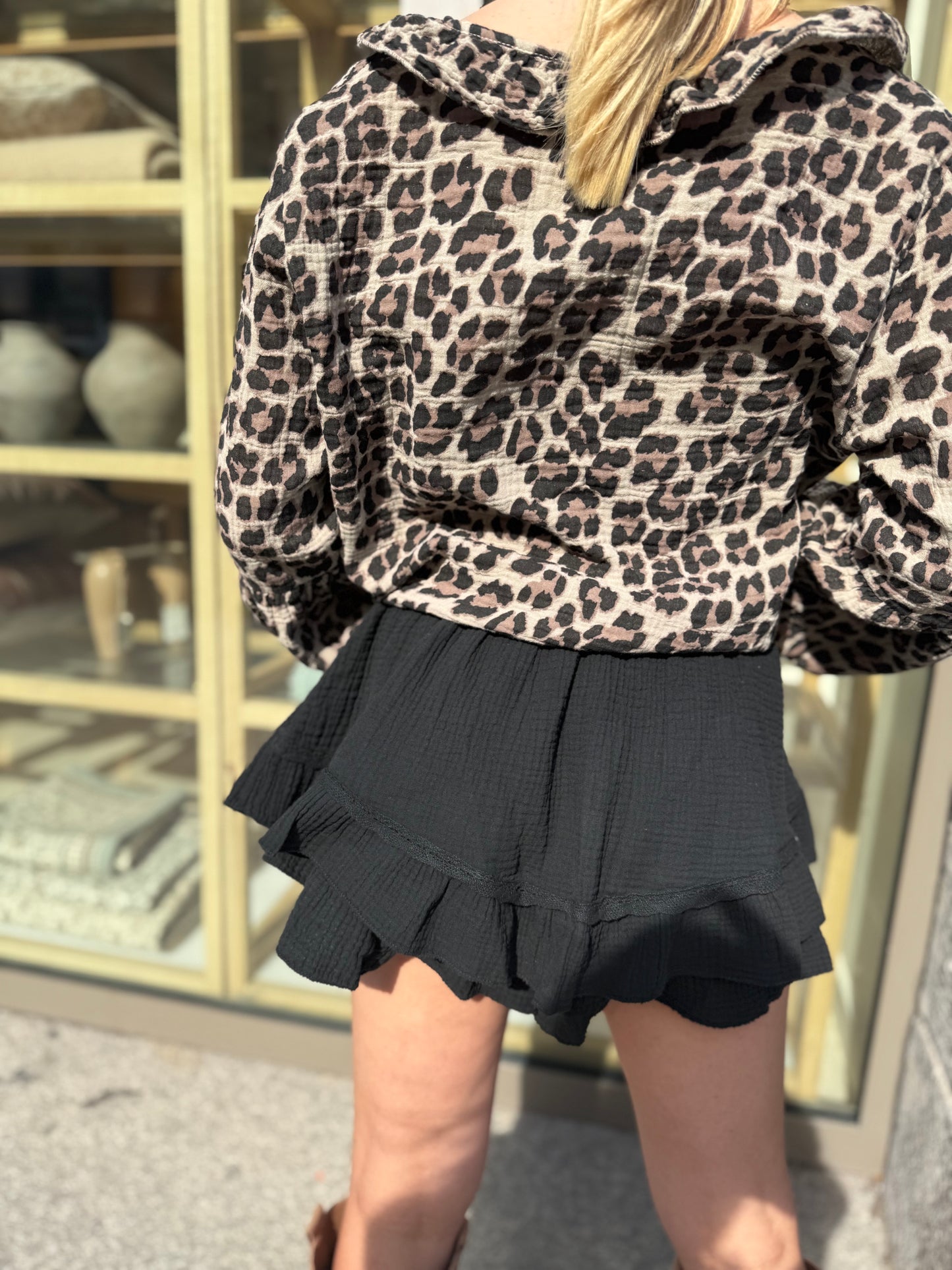 Jupe-short CHARLOTTE noire
