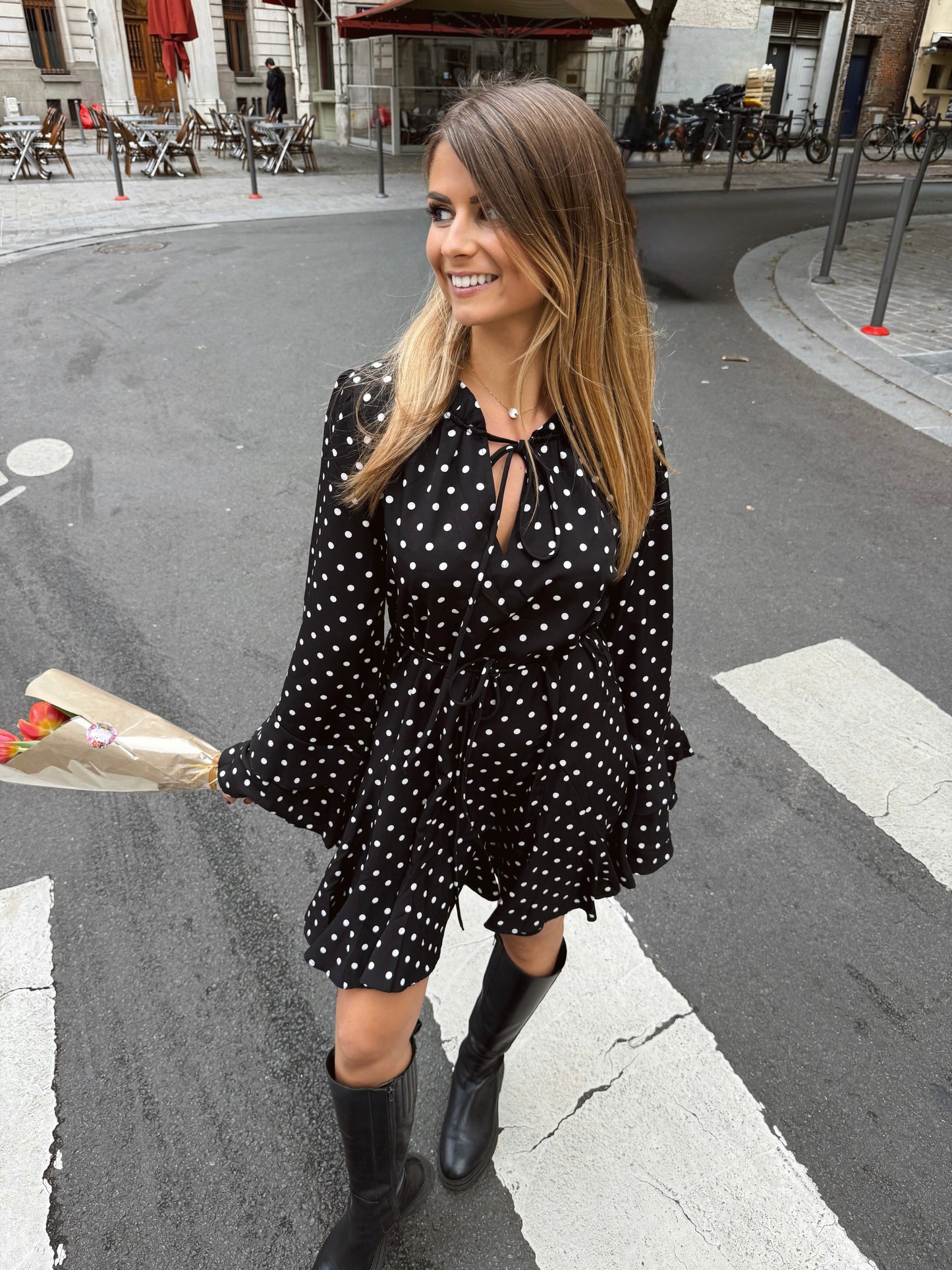 Robe à pois GABRIELLE