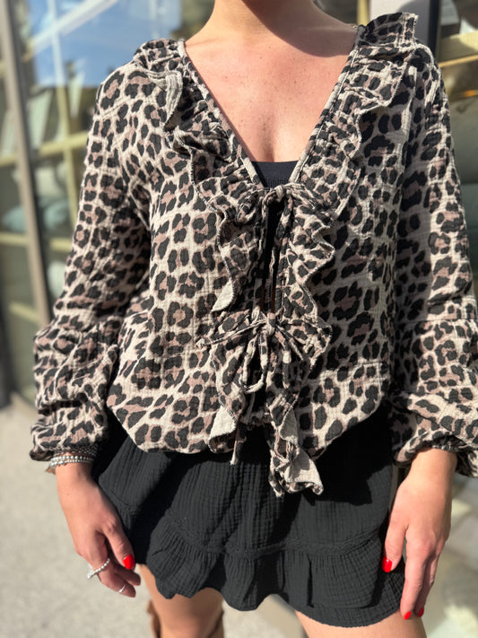 Blouse léopard AVA