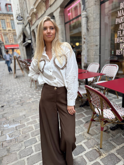 Pantalon marron FRANCE