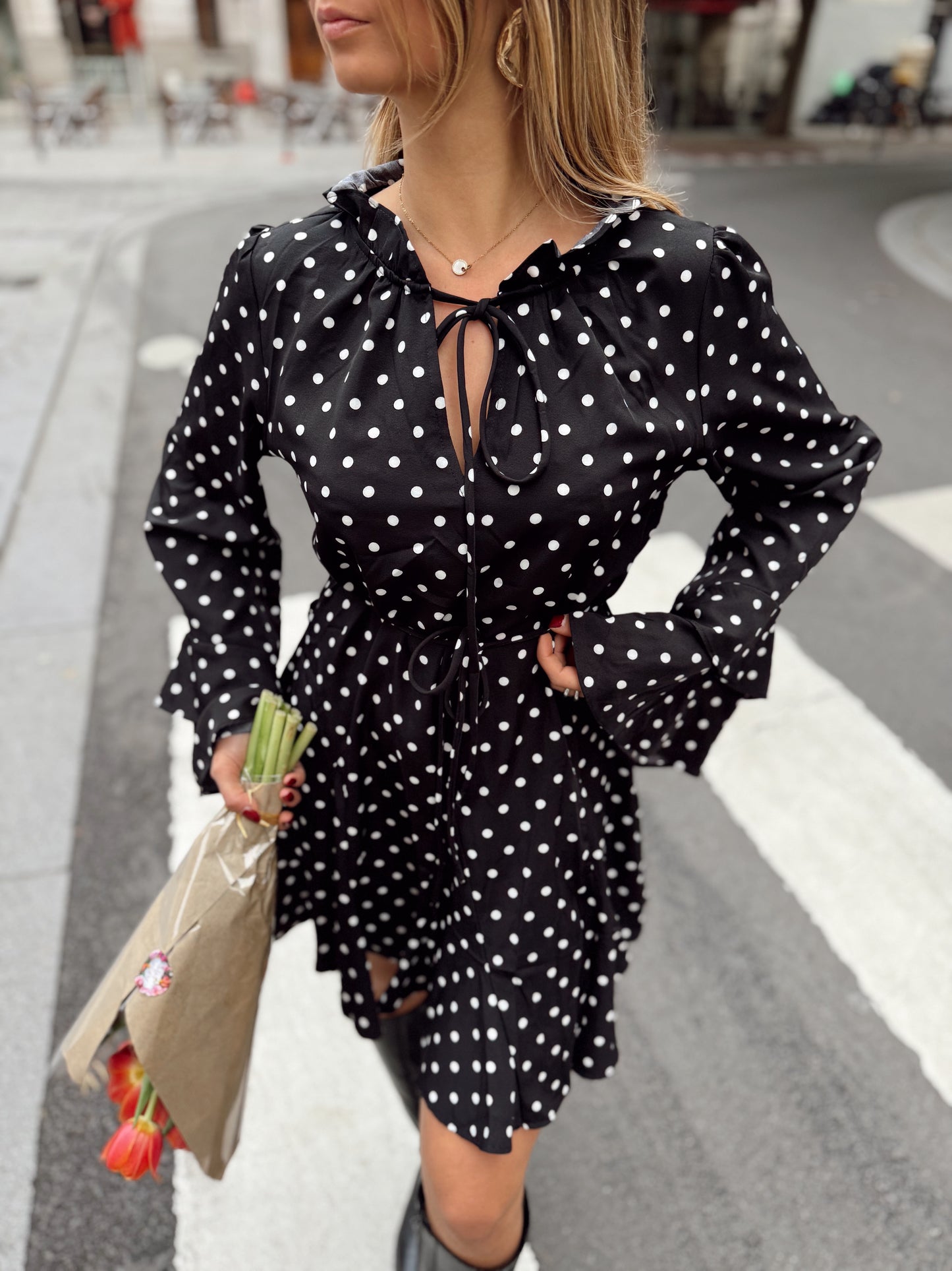 Robe à pois GABRIELLE