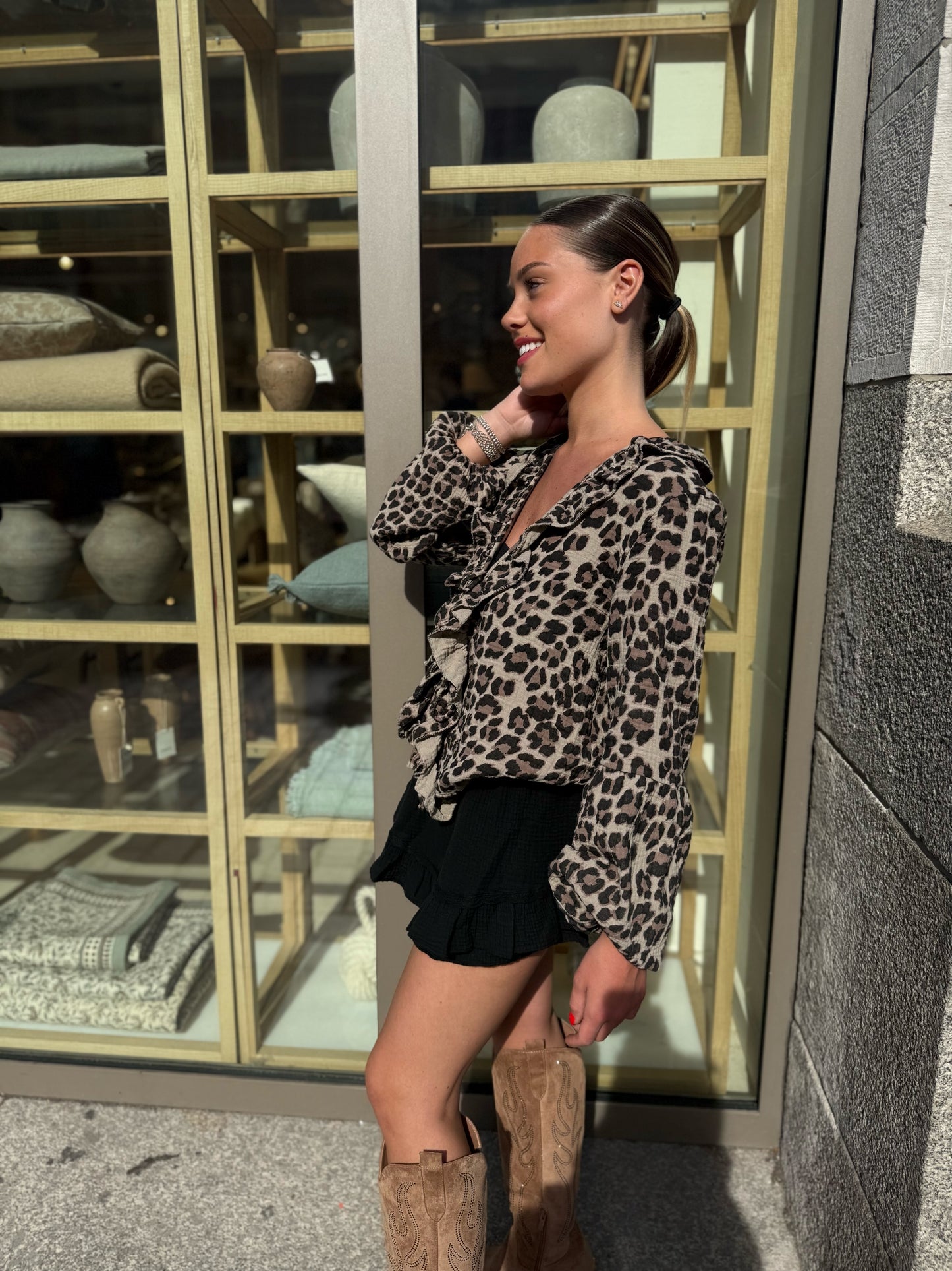 Jupe-short CHARLOTTE noire