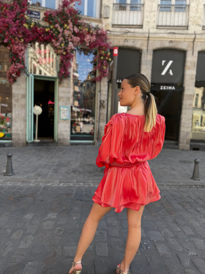 Robe LOUISE corail